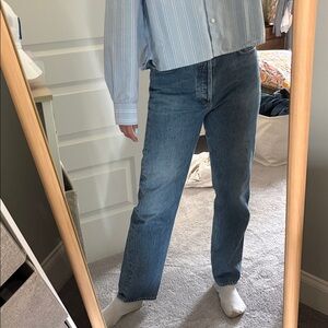 Agolde High Rise Loose Fit Jeans